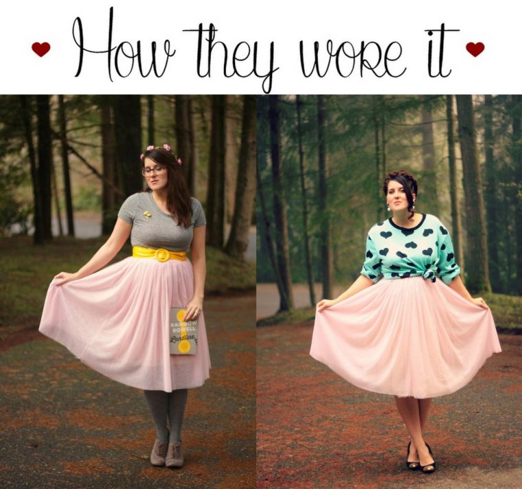 How They Wore It: Kristina of Eccentric Owl in a pink tulle skirt
